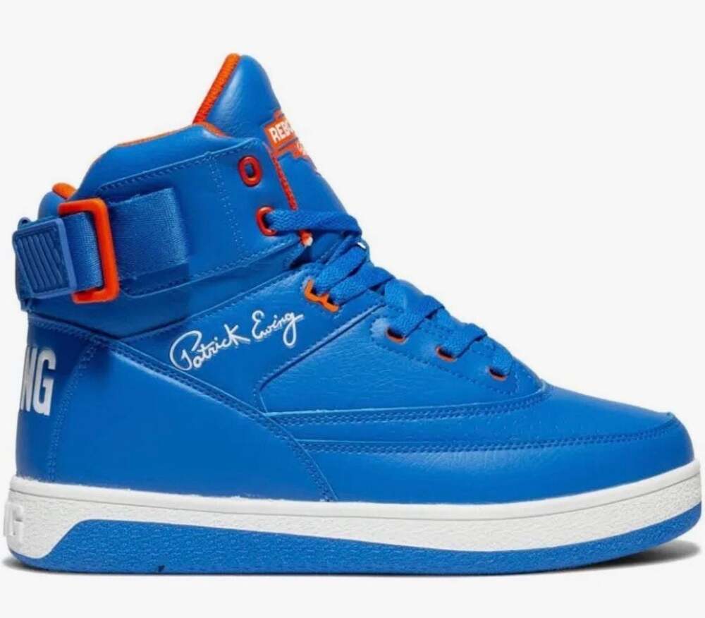 Ewing Athletics 33 HI x Orion Hybrid Basketball Shoes Blue/Orange/White